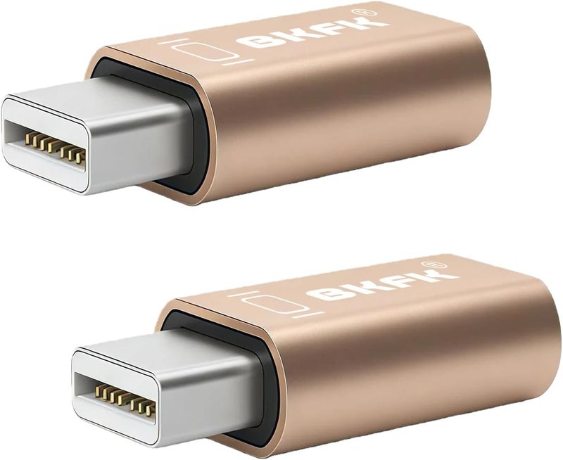 BKFK mini DP Dummy Plug - Display to hdmi Adapter, Luna Display Virtual Window for Home-edid Emulator-Dummy, displayport Headless dummie dongle1080P60Hz (Mini DP-2 Pack-) - Image 1